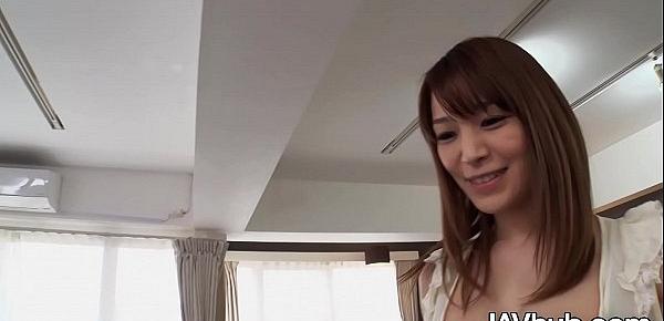 trendsJAVHUB Sexy Sakura Aoi has her pussy filled with cum